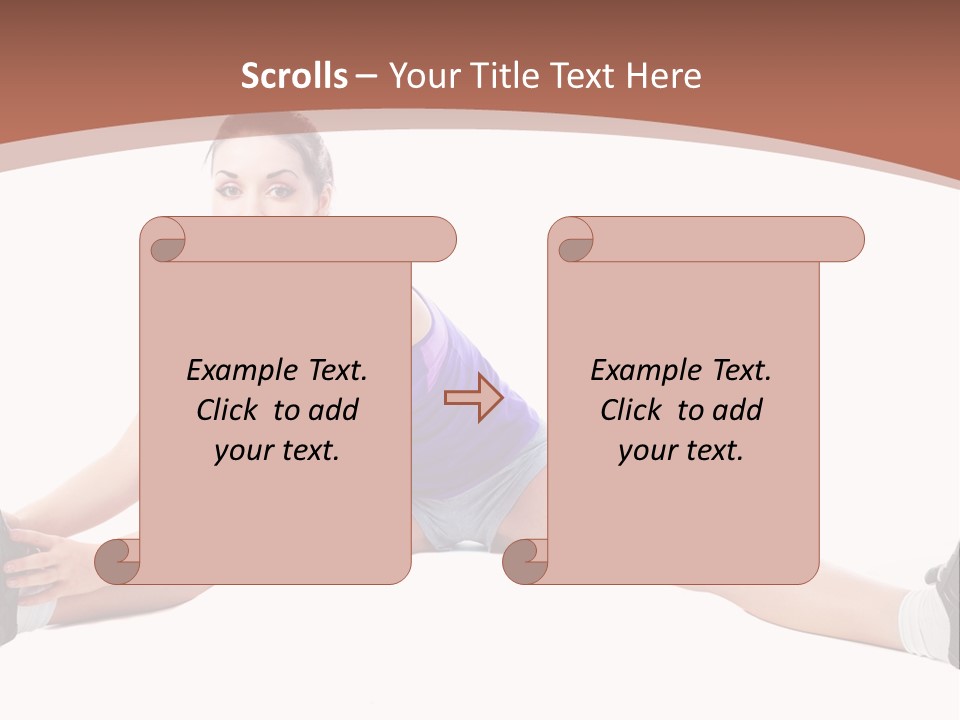 Joy Flexibility Exercises PowerPoint Template