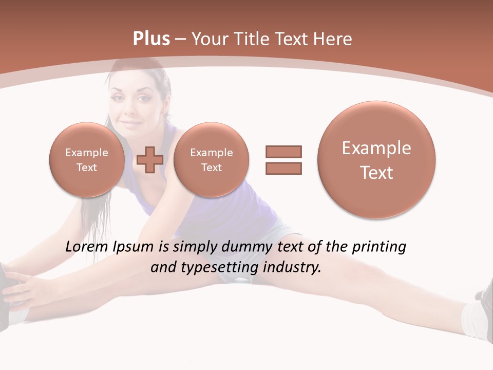 Joy Flexibility Exercises PowerPoint Template