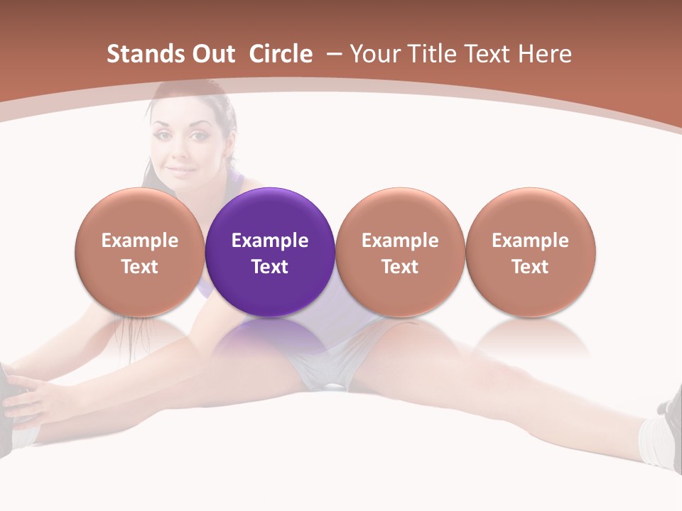 Joy Flexibility Exercises PowerPoint Template