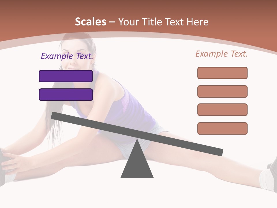 Joy Flexibility Exercises PowerPoint Template