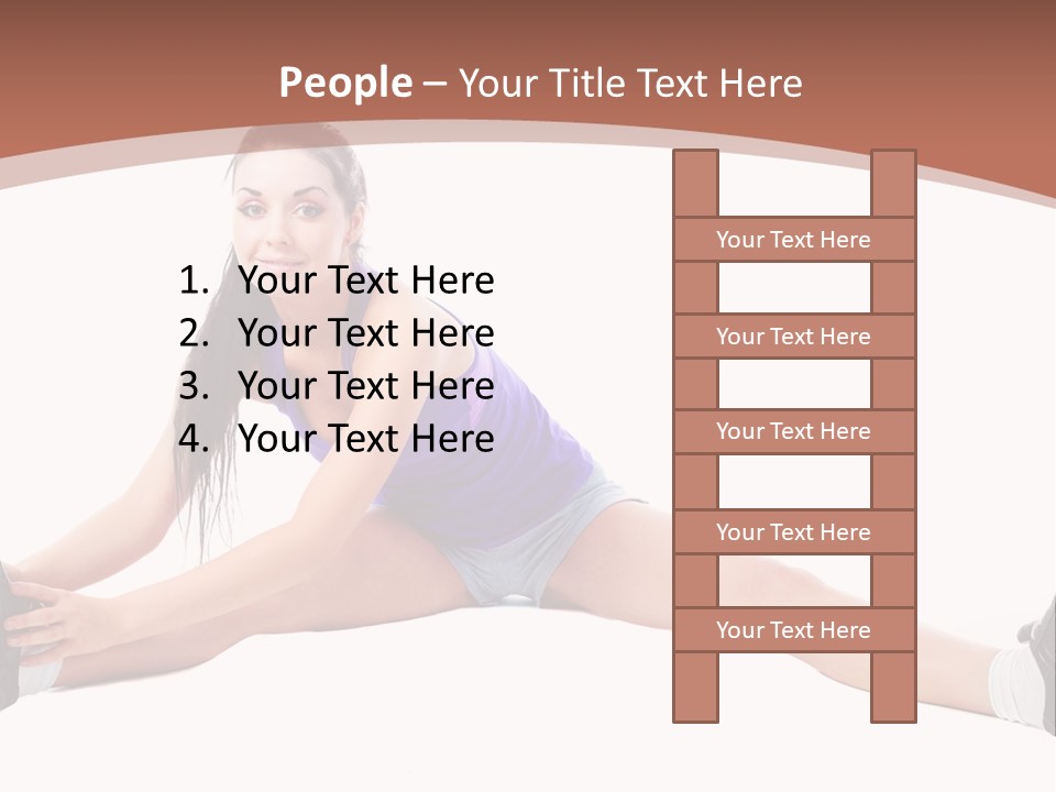 Joy Flexibility Exercises PowerPoint Template