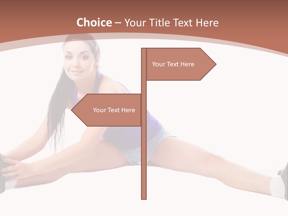 Joy Flexibility Exercises PowerPoint Template