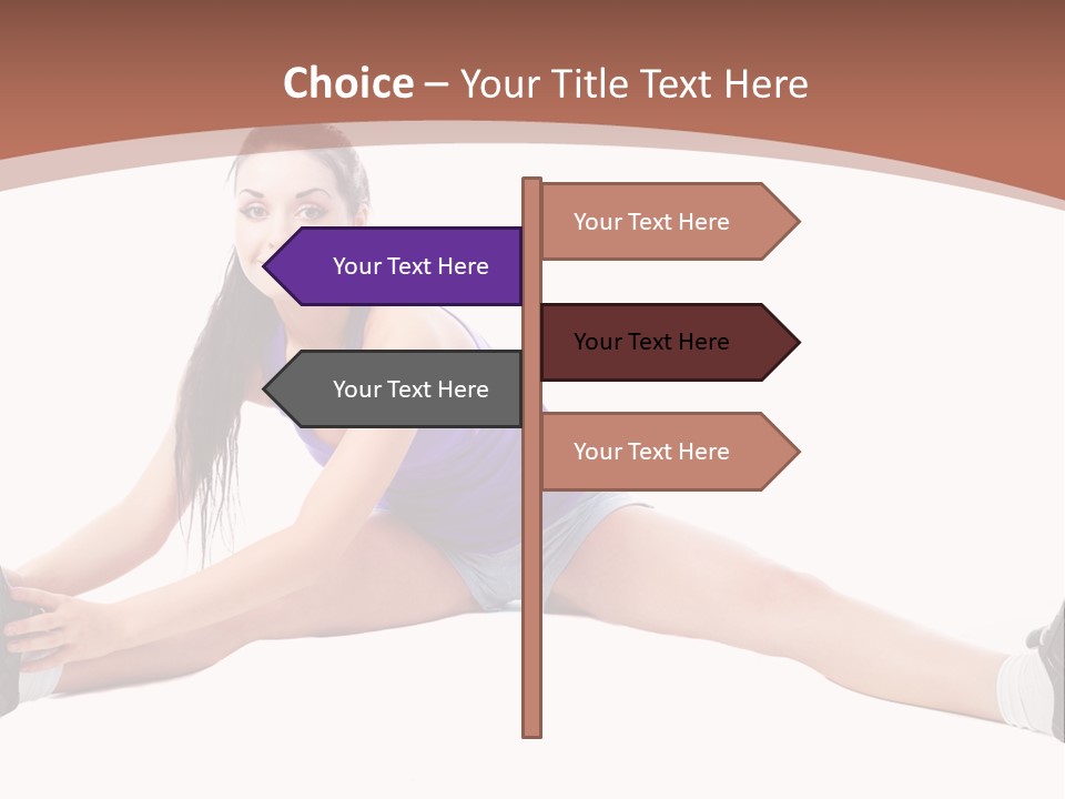 Joy Flexibility Exercises PowerPoint Template