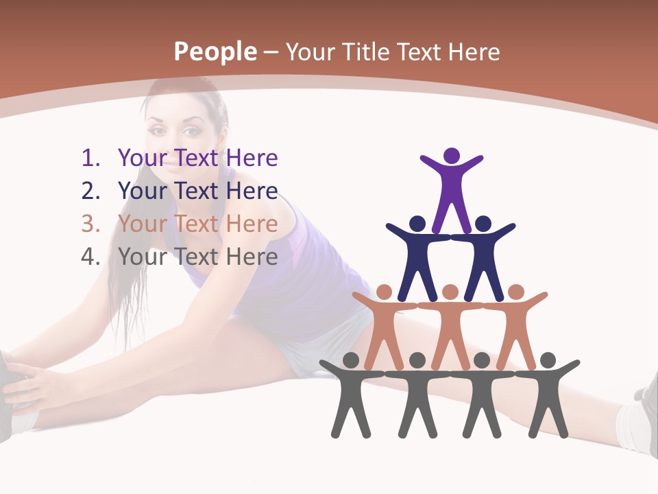 Joy Flexibility Exercises PowerPoint Template