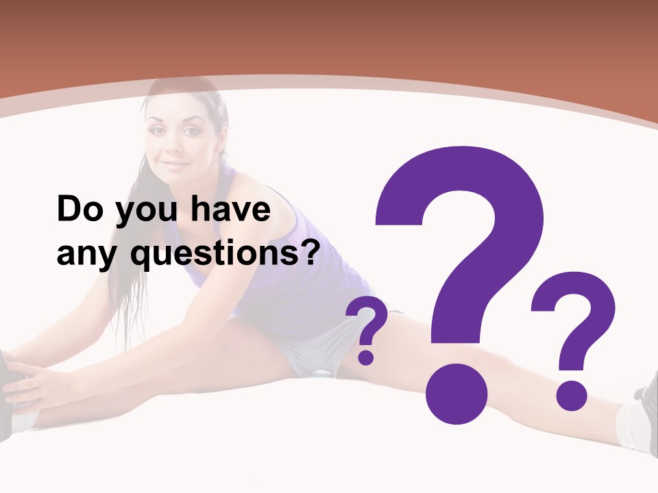 Joy Flexibility Exercises PowerPoint Template