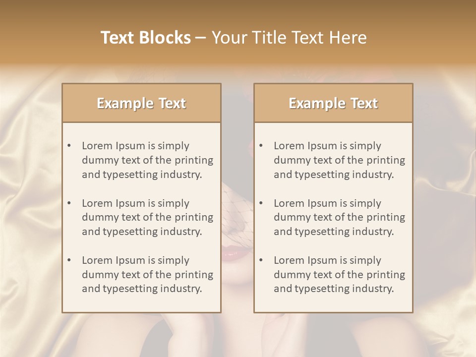 Hands Woman Young PowerPoint Template