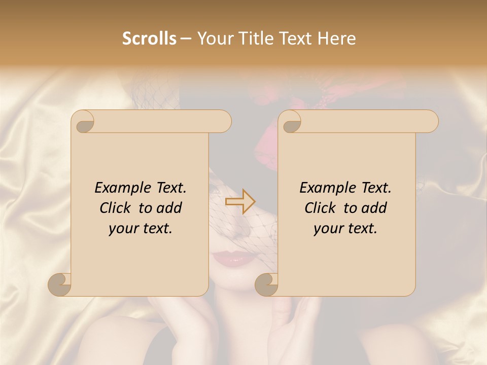 Hands Woman Young PowerPoint Template