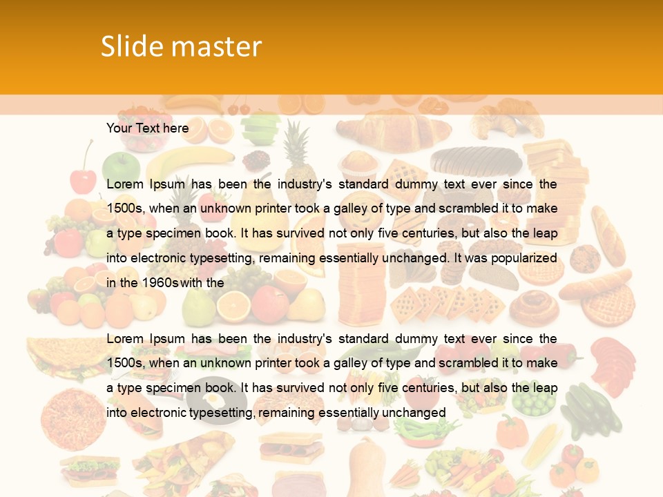 Nutrition Diet Carbohydrates PowerPoint Template
