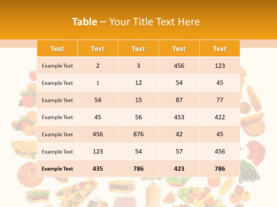 Nutrition Diet Carbohydrates PowerPoint Template
