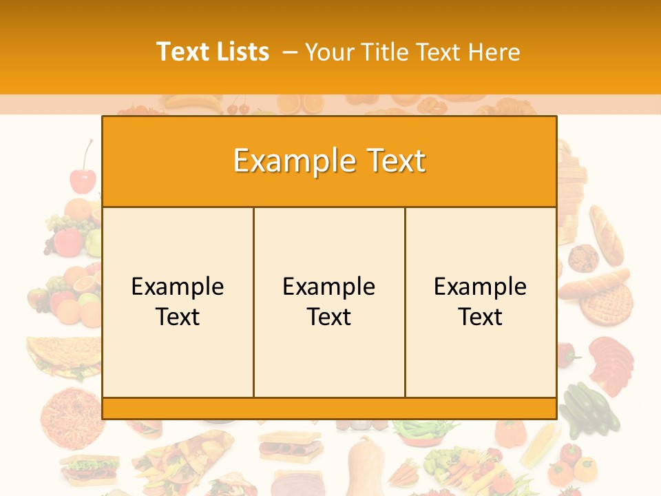 Nutrition Diet Carbohydrates PowerPoint Template