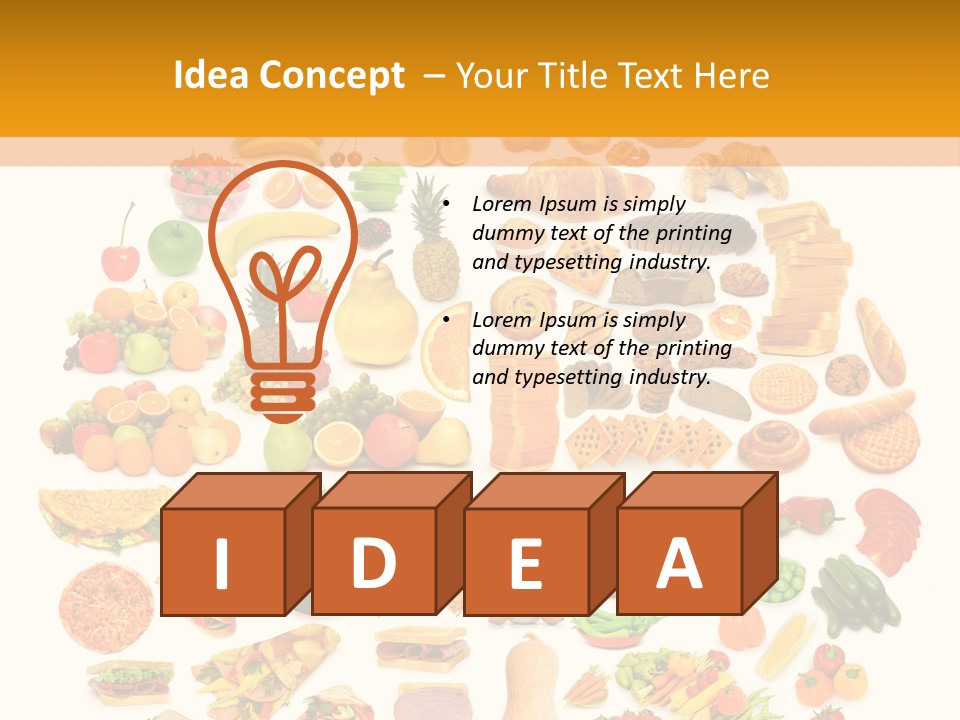 Nutrition Diet Carbohydrates PowerPoint Template