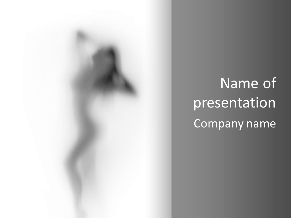 Blur Ghost Hidden PowerPoint Template