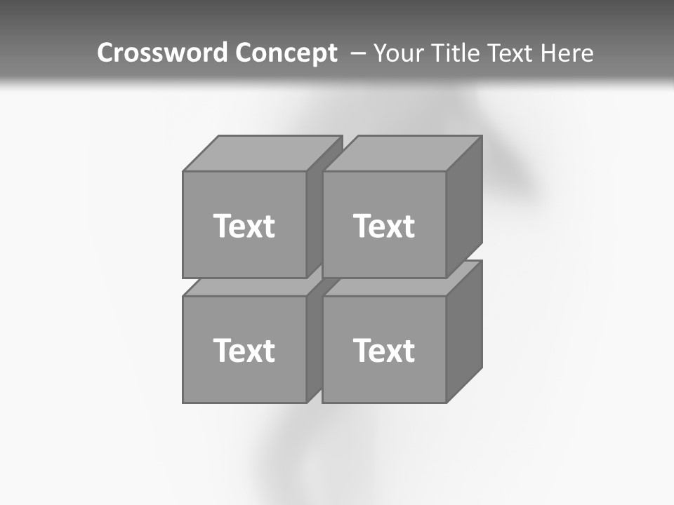 Blur Ghost Hidden PowerPoint Template