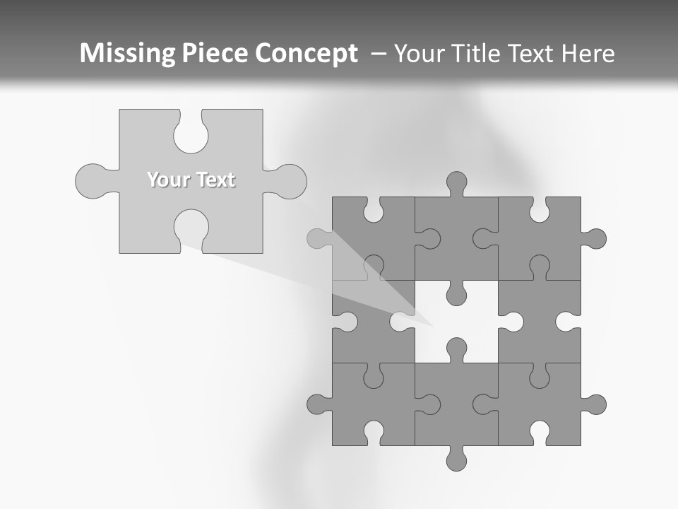 Blur Ghost Hidden PowerPoint Template