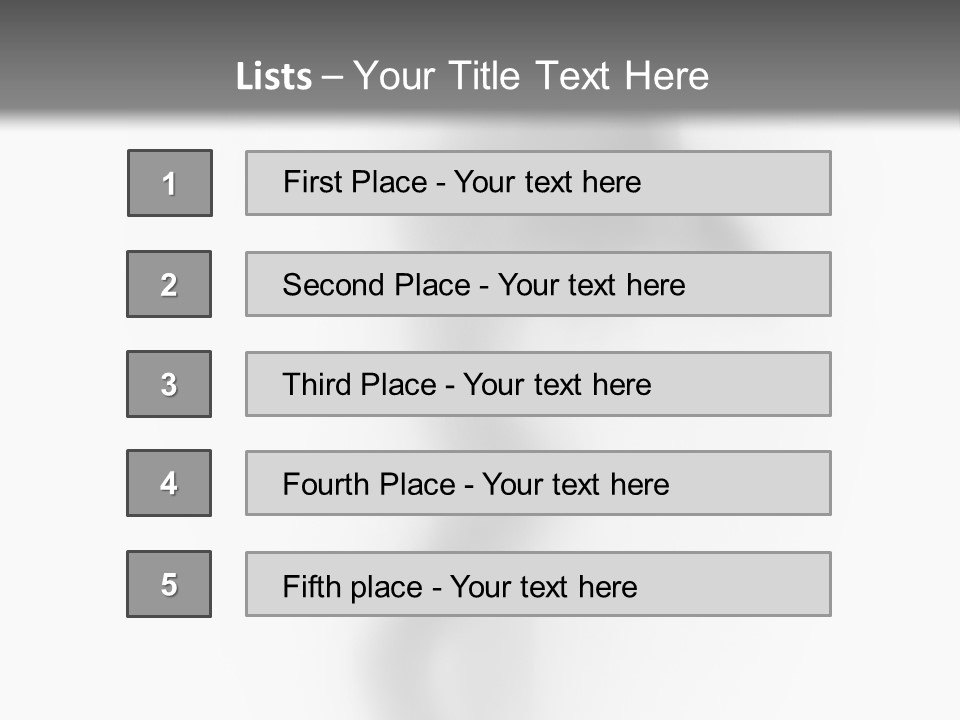 Blur Ghost Hidden PowerPoint Template