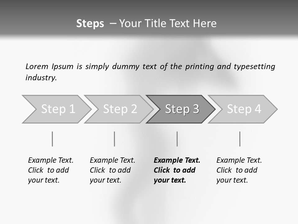 Blur Ghost Hidden PowerPoint Template