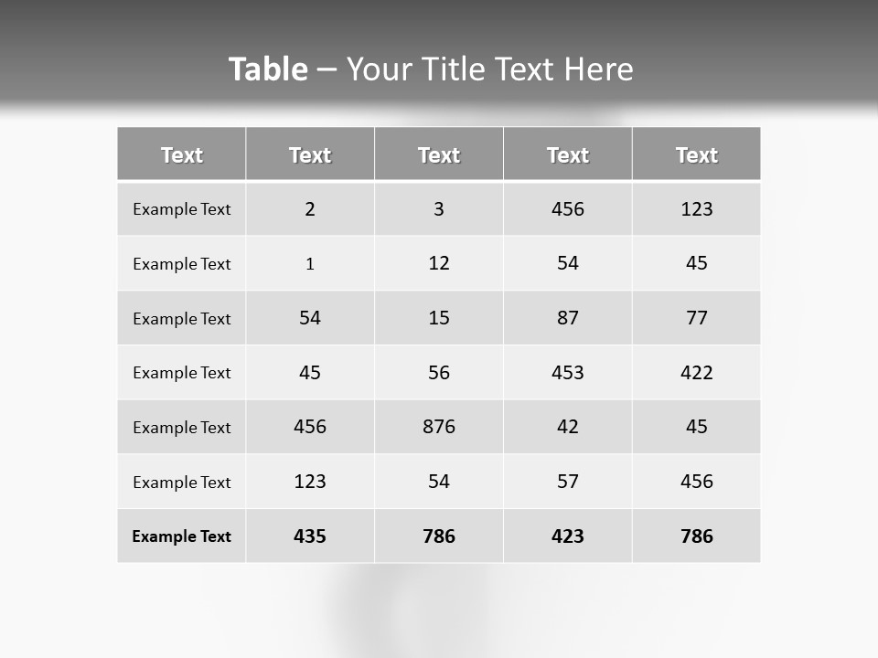 Blur Ghost Hidden PowerPoint Template