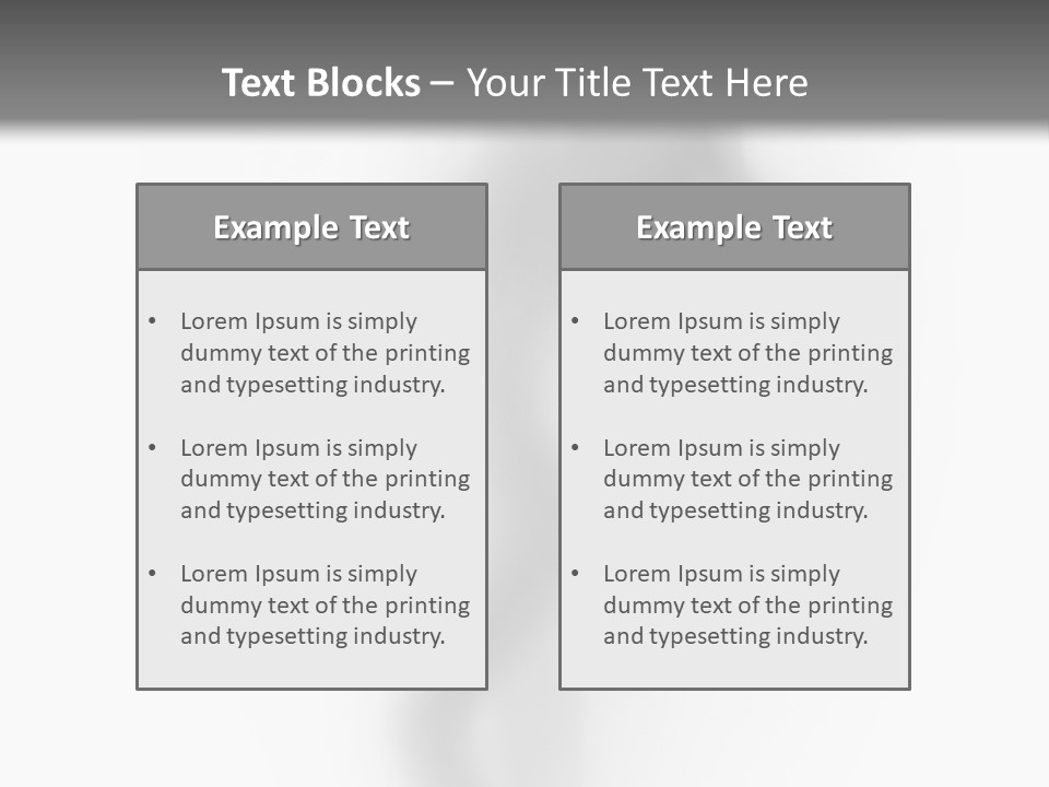 Blur Ghost Hidden PowerPoint Template