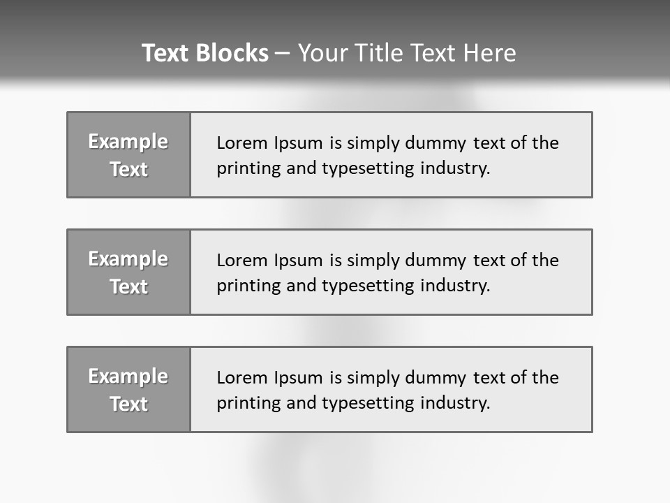 Blur Ghost Hidden PowerPoint Template