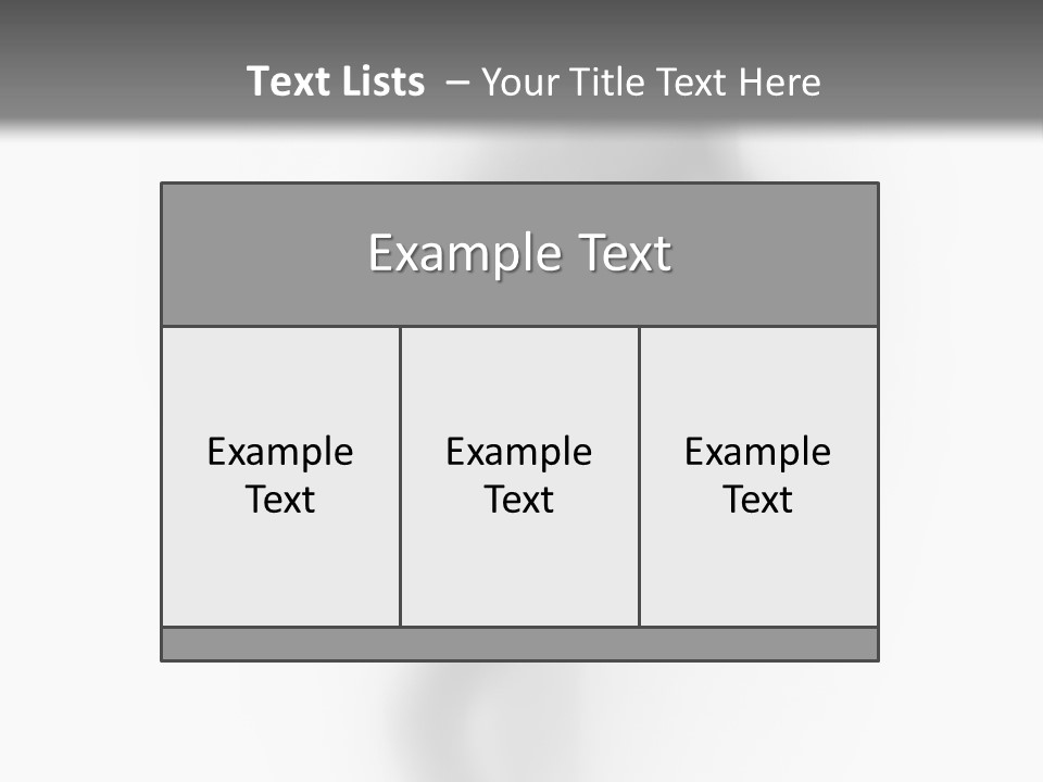 Blur Ghost Hidden PowerPoint Template
