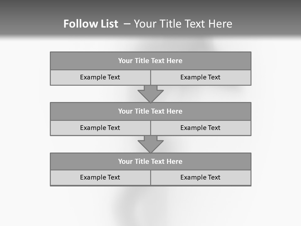 Blur Ghost Hidden PowerPoint Template