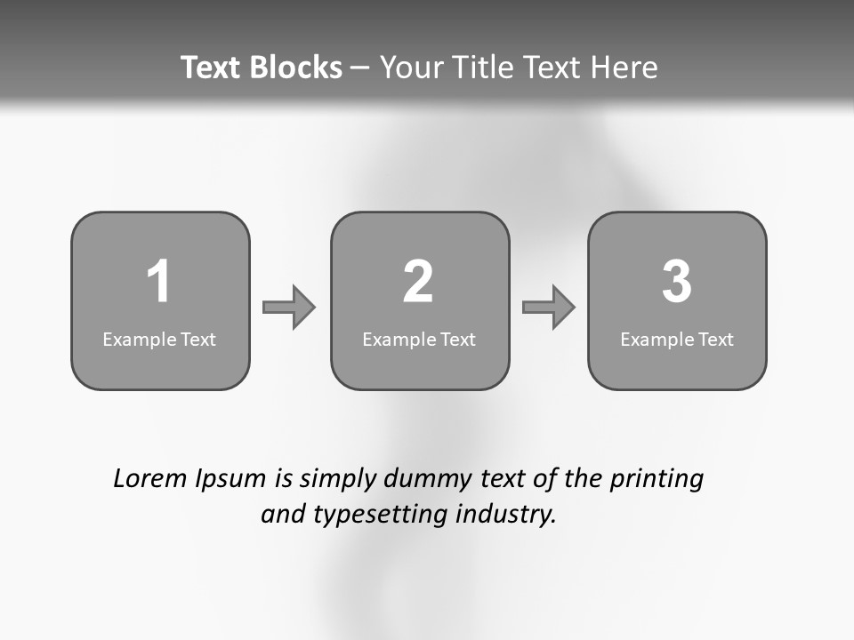 Blur Ghost Hidden PowerPoint Template