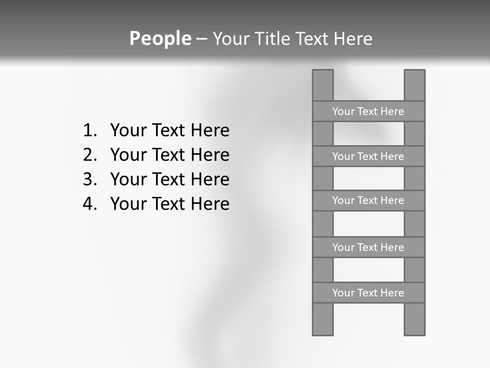 Blur Ghost Hidden PowerPoint Template