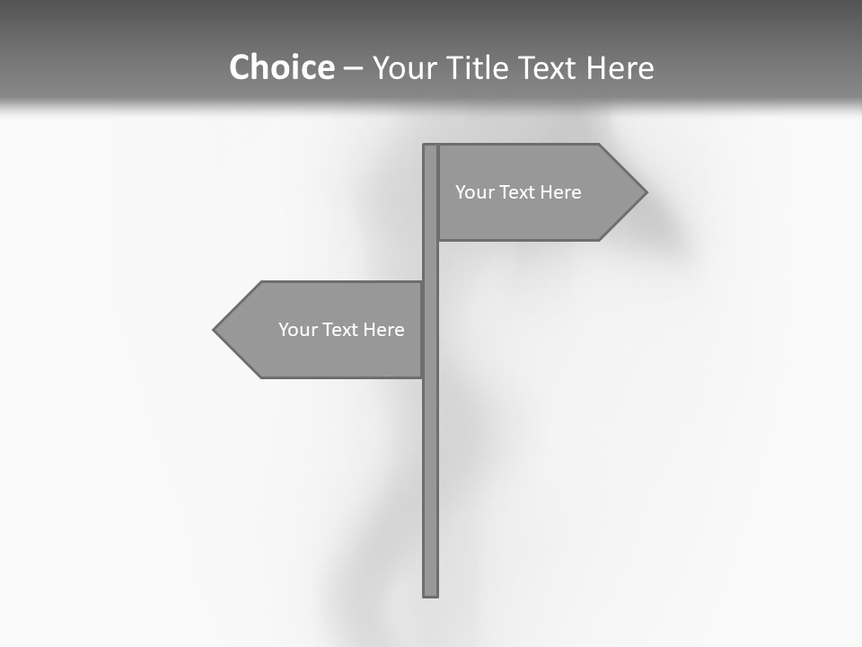 Blur Ghost Hidden PowerPoint Template