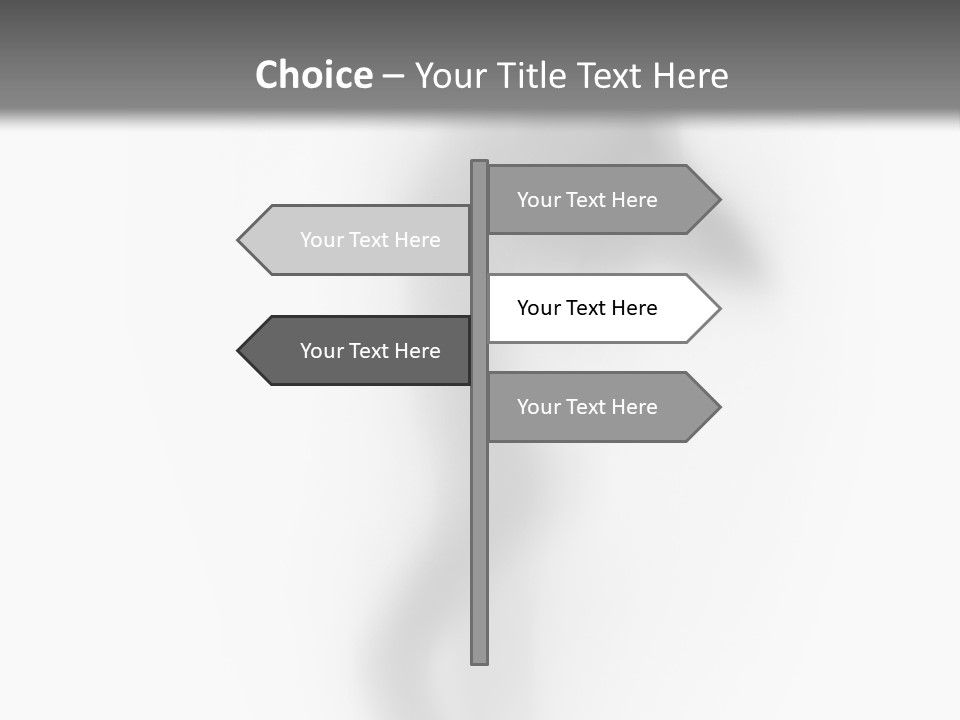 Blur Ghost Hidden PowerPoint Template