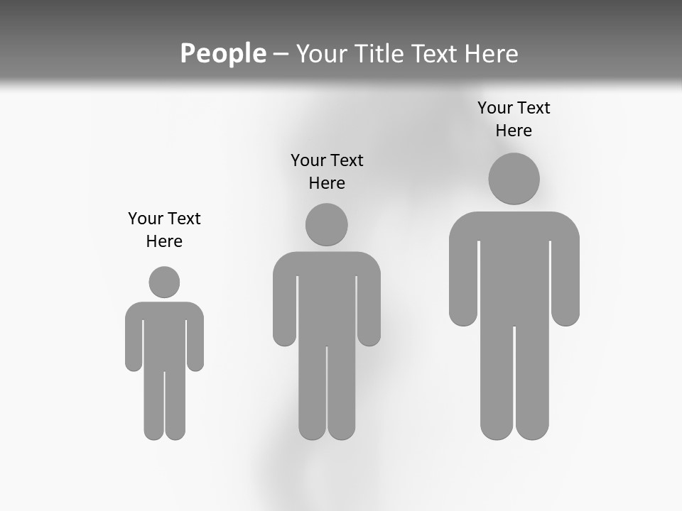 Blur Ghost Hidden PowerPoint Template