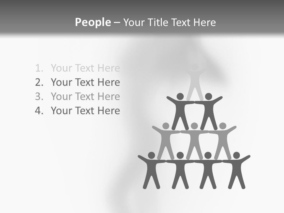 Blur Ghost Hidden PowerPoint Template