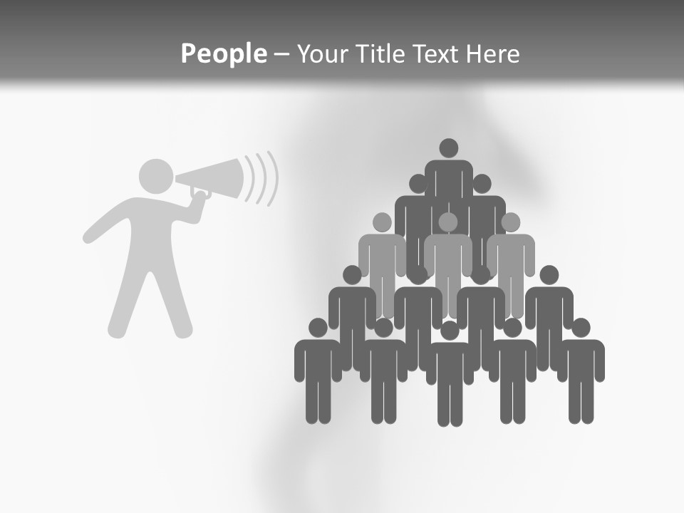 Blur Ghost Hidden PowerPoint Template