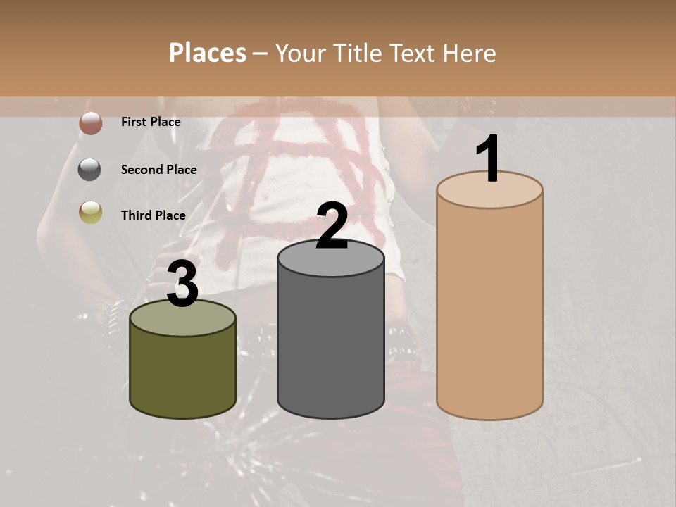 Make Up Haircut Danger PowerPoint Template