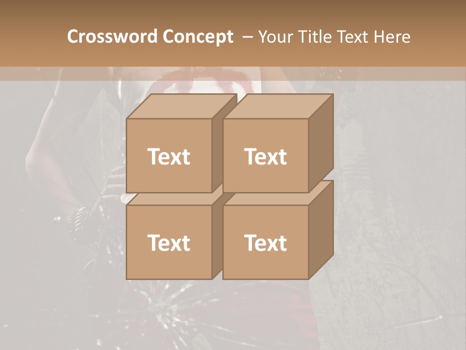 Make Up Haircut Danger PowerPoint Template