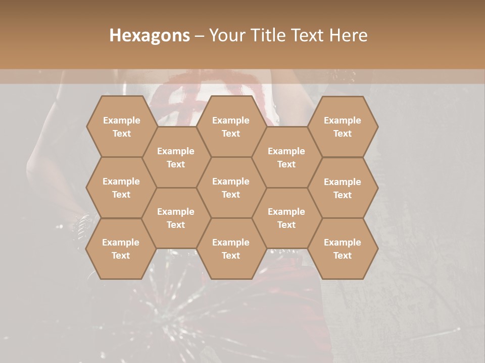 Make Up Haircut Danger PowerPoint Template