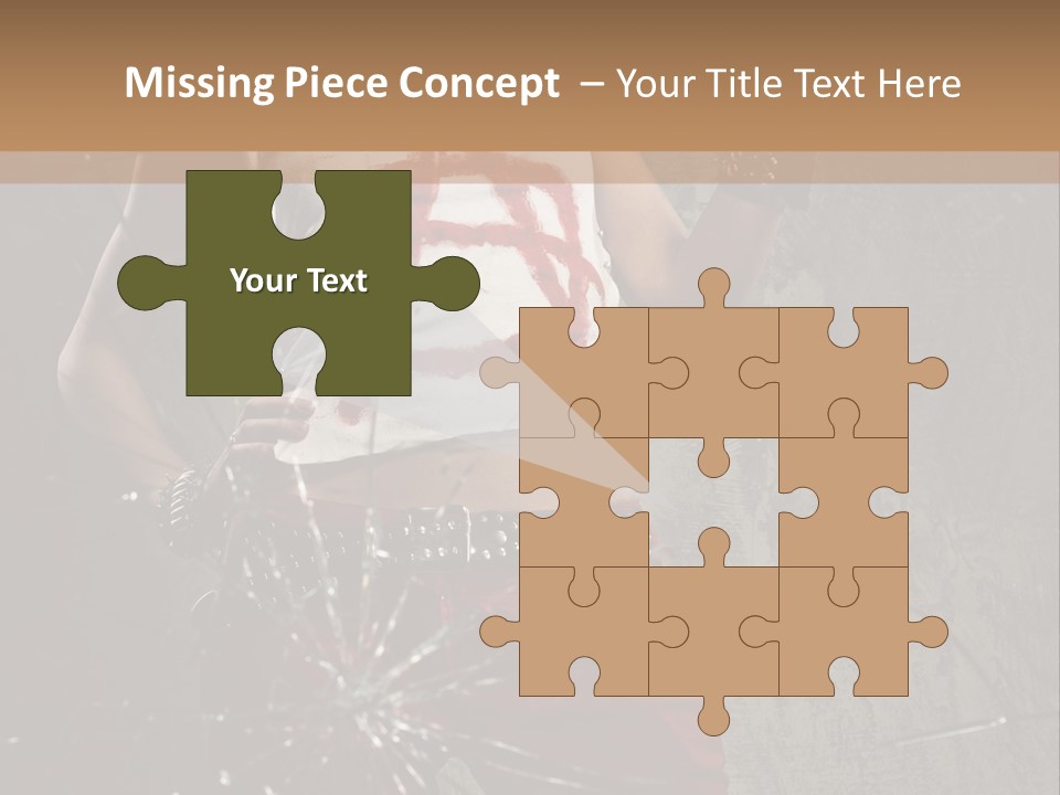 Make Up Haircut Danger PowerPoint Template