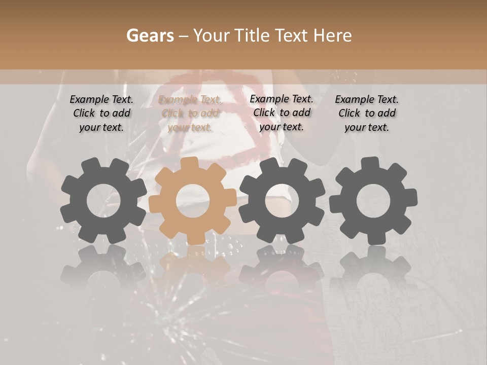 Make Up Haircut Danger PowerPoint Template