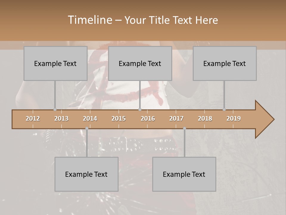 Make Up Haircut Danger PowerPoint Template