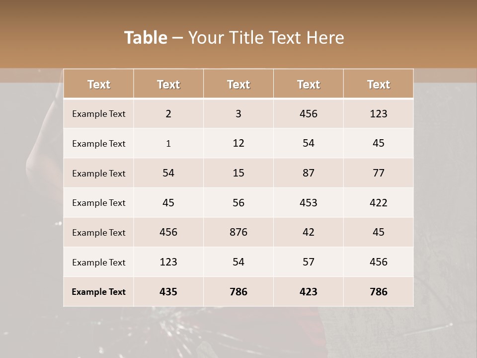 Make Up Haircut Danger PowerPoint Template
