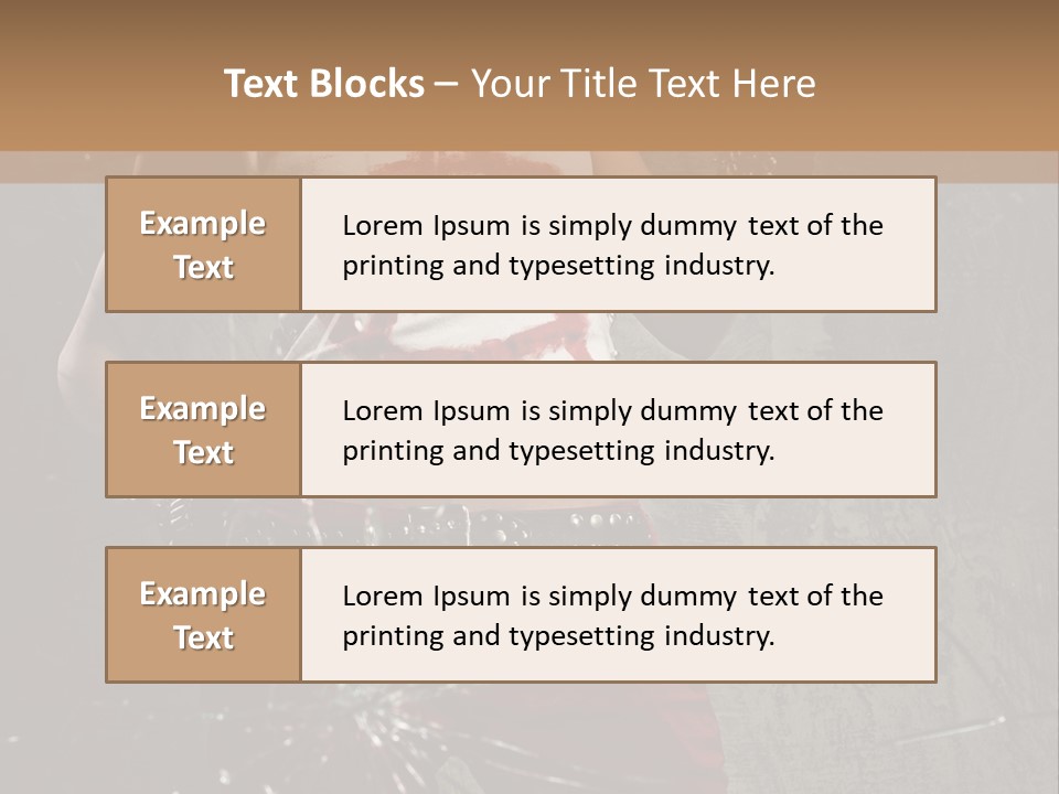 Make Up Haircut Danger PowerPoint Template