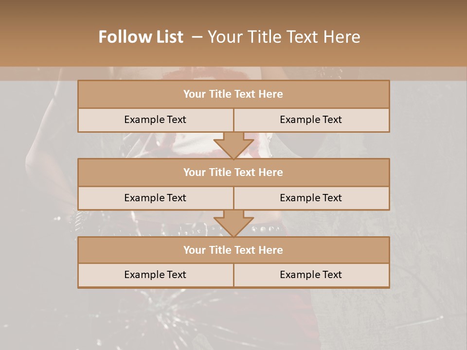 Make Up Haircut Danger PowerPoint Template