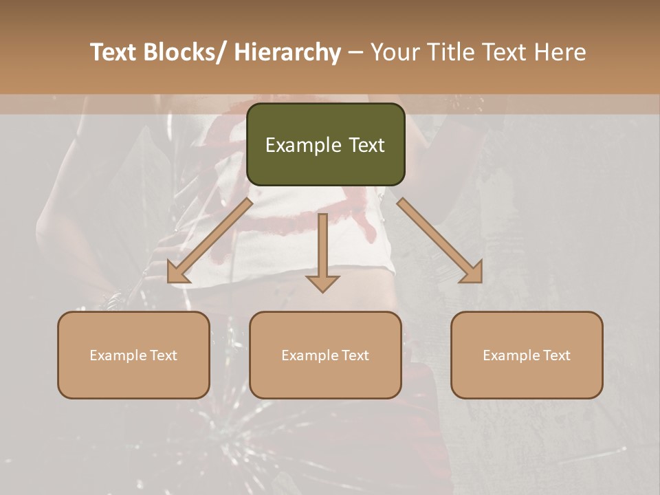 Make Up Haircut Danger PowerPoint Template