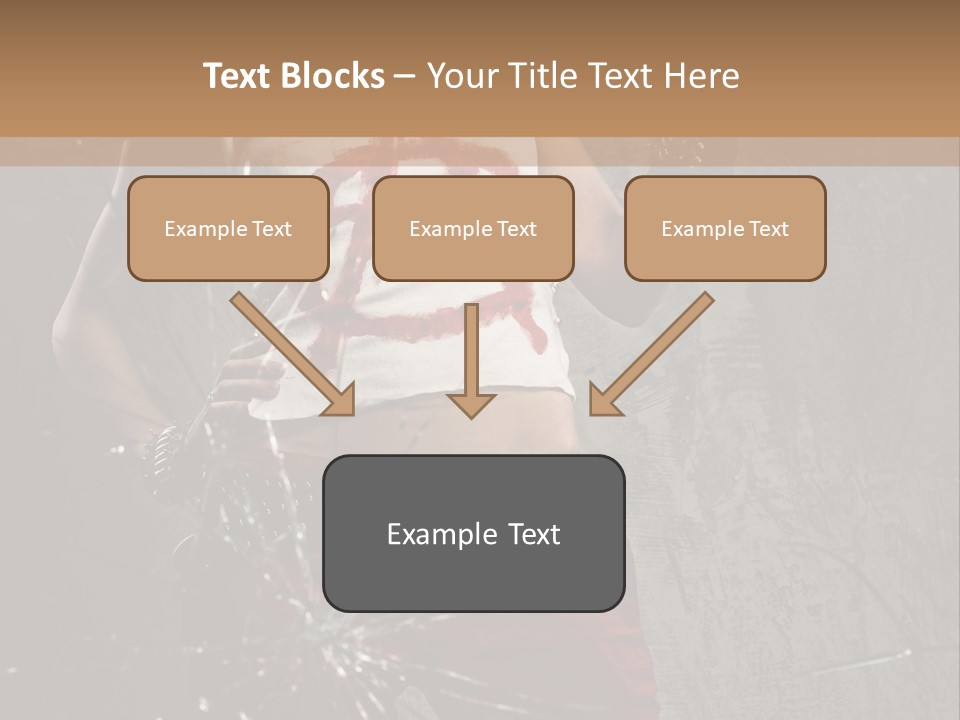Make Up Haircut Danger PowerPoint Template
