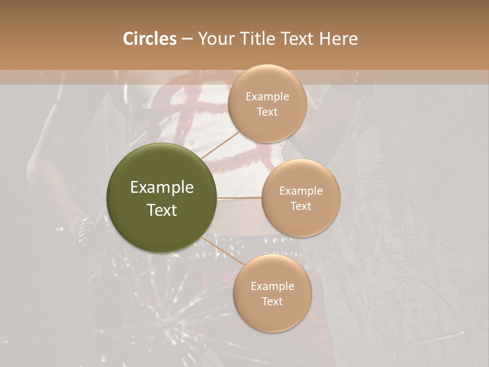 Make Up Haircut Danger PowerPoint Template