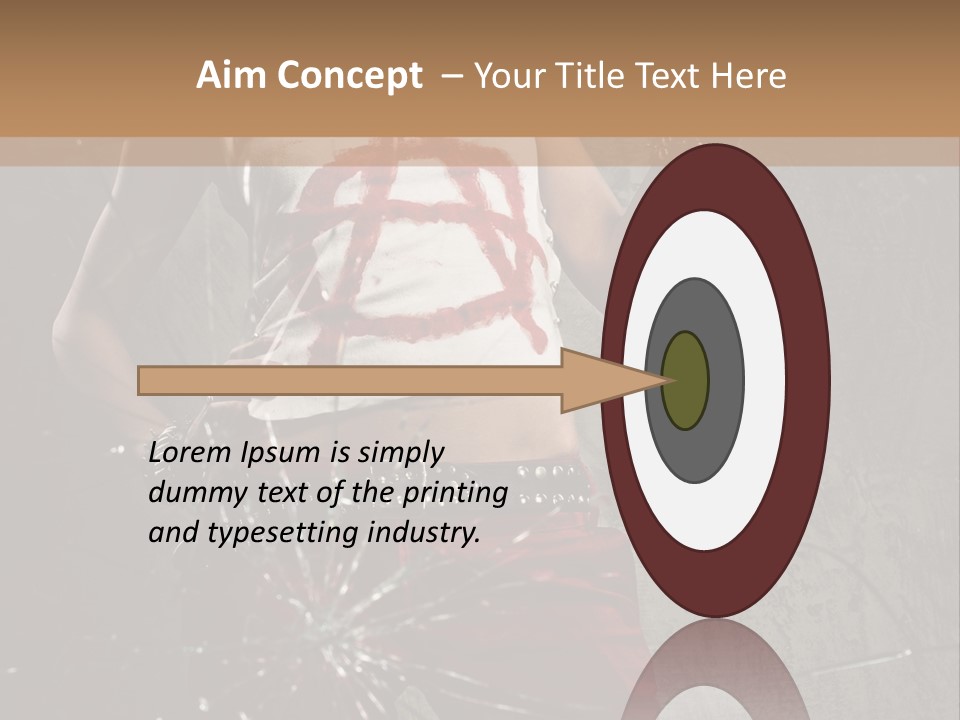 Make Up Haircut Danger PowerPoint Template