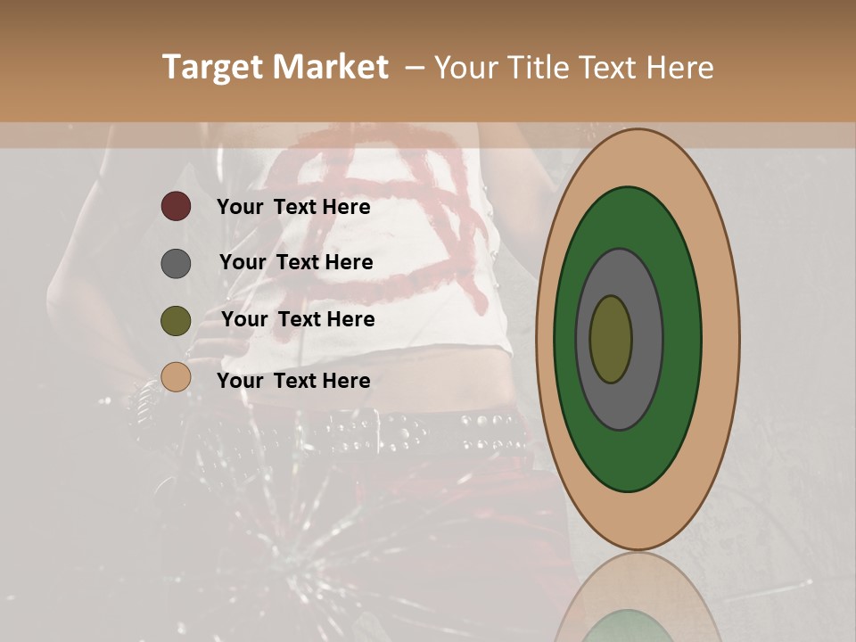 Make Up Haircut Danger PowerPoint Template