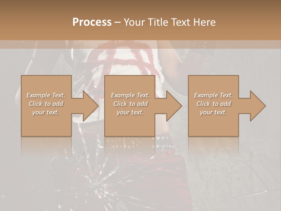 Make Up Haircut Danger PowerPoint Template
