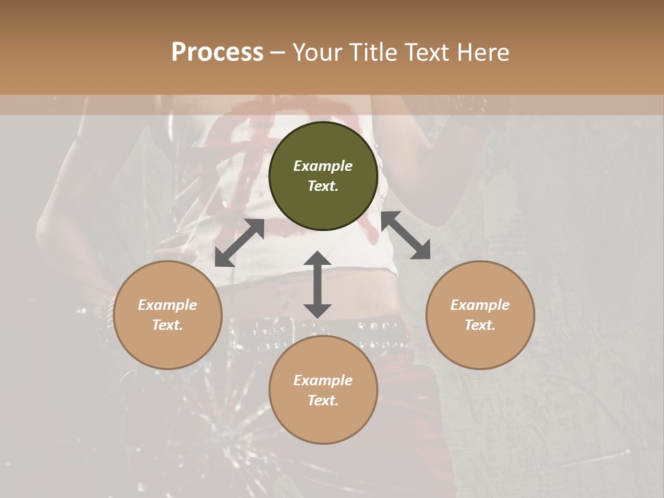 Make Up Haircut Danger PowerPoint Template