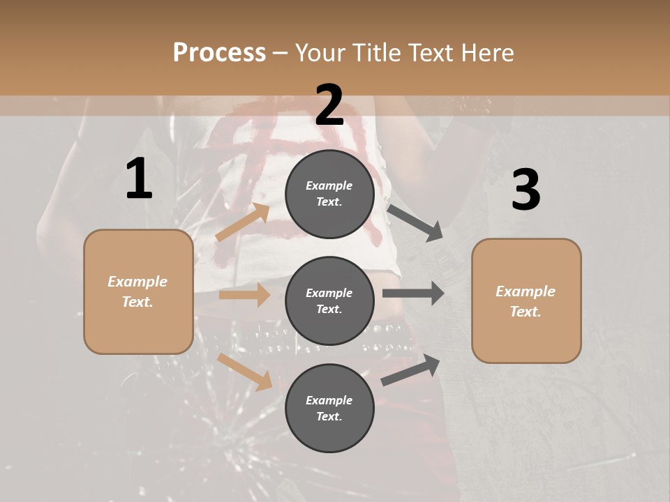 Make Up Haircut Danger PowerPoint Template