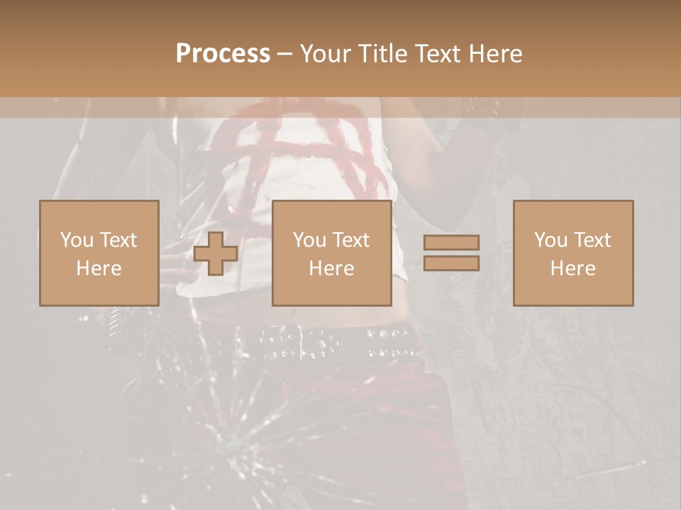 Make Up Haircut Danger PowerPoint Template